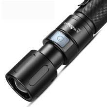 SupFire zoom torch led torch light USB rechargeable led flashlight household portable 18650 flashlight zoomable flashlights